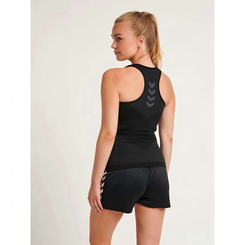 Debardeur Hummel First Seamless W Femme Noir | 175870-173
