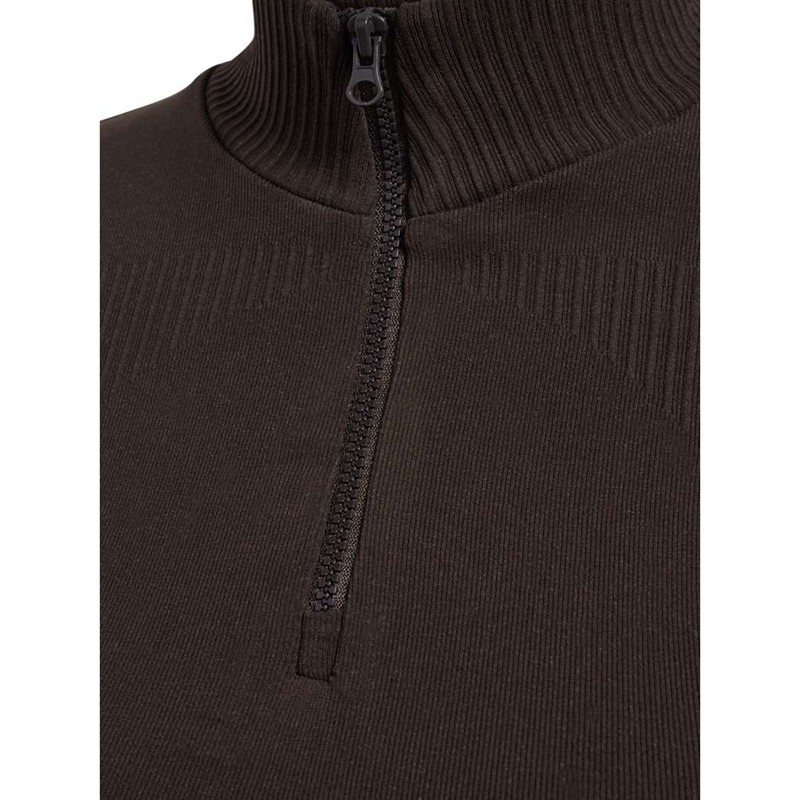 Debardeur Hummel Knitteds Zip Femme Chocolat | 655218-379