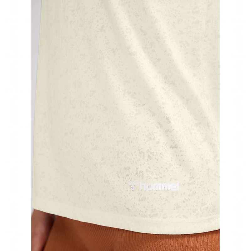 Debardeur Hummel Mt Light Burnout Femme Beige | 591791-378