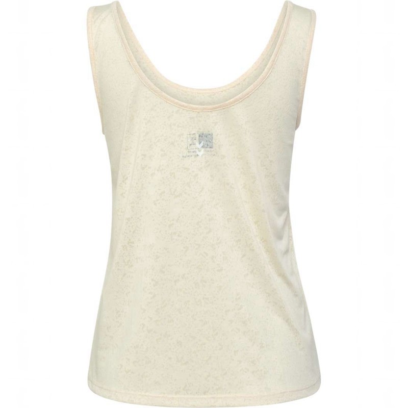 Debardeur Hummel Mt Light Burnout Femme Beige | 591791-378