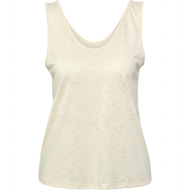 Debardeur Hummel Mt Light Burnout Femme Beige | 591791-378