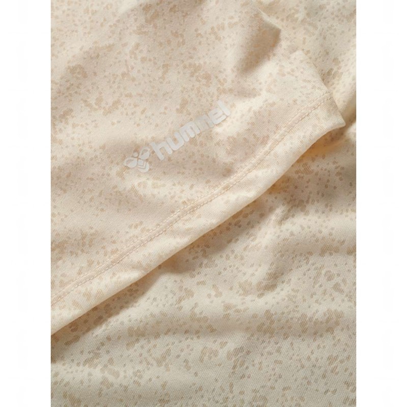 Debardeur Hummel Mt Light Burnout Femme Beige | 591791-378
