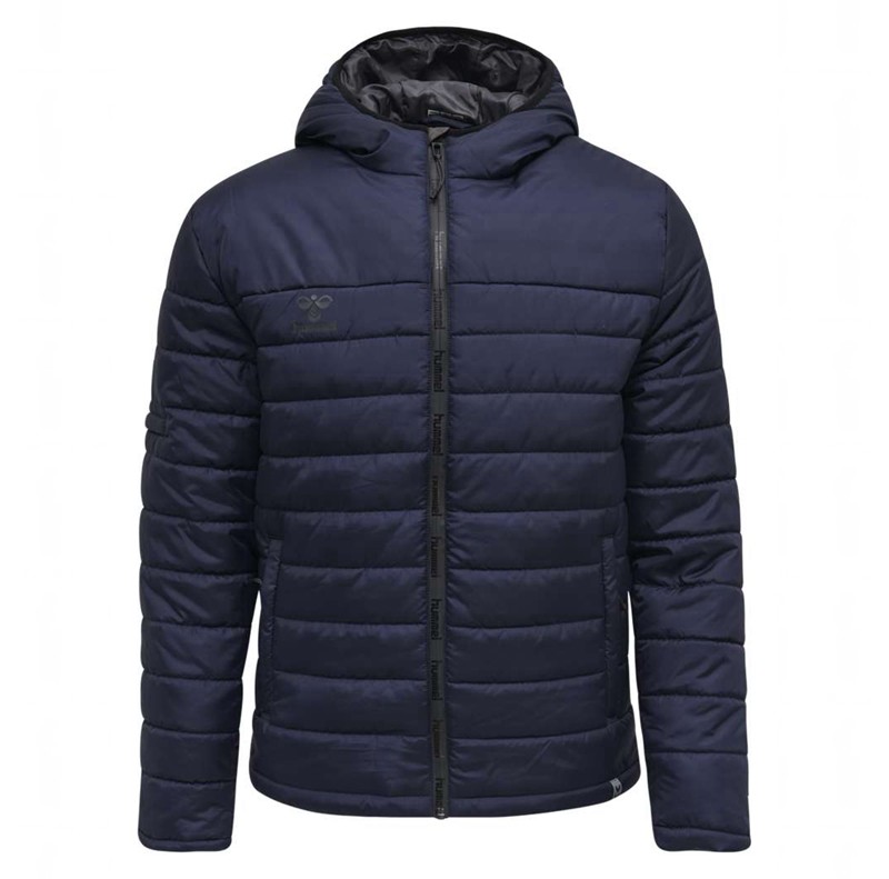 Debardeur Hummel North Quilted Hood Homme Bleu Marine | 110239-795