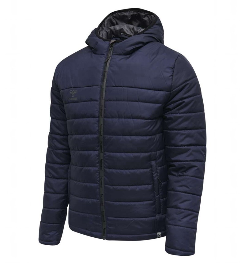 Debardeur Hummel North Quilted Hood Homme Bleu Marine | 110239-795
