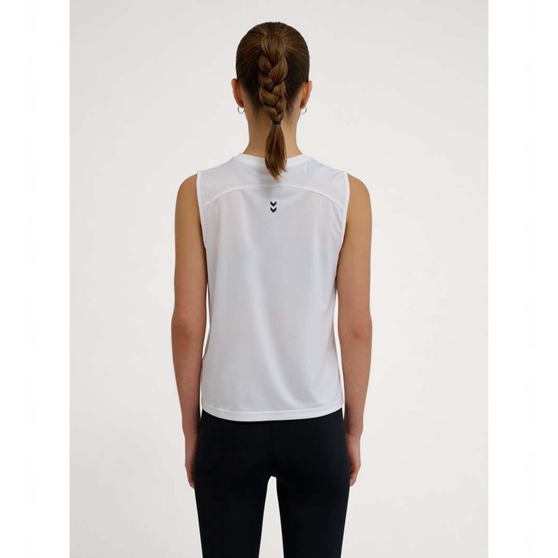 Debardeur Hummel Pulse Workout W Femme Blanche | 709110-663
