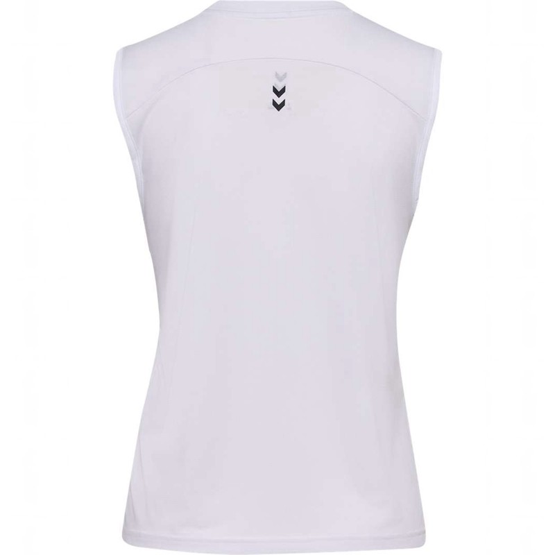 Debardeur Hummel Pulse Workout W Femme Blanche | 709110-663