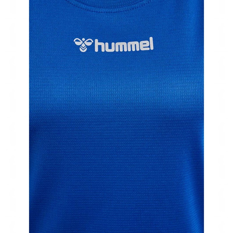 Debardeur Hummel Run Singlet S/L Femme Bleu | 405592-895