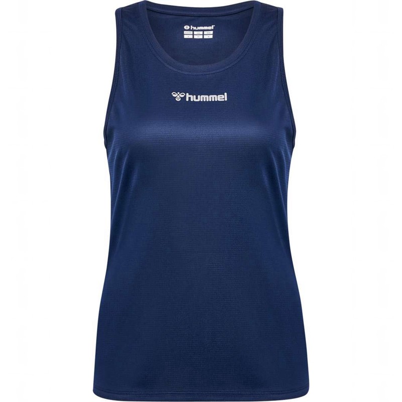 Debardeur Hummel Run Singlet S/L Femme Noir | 144686-401