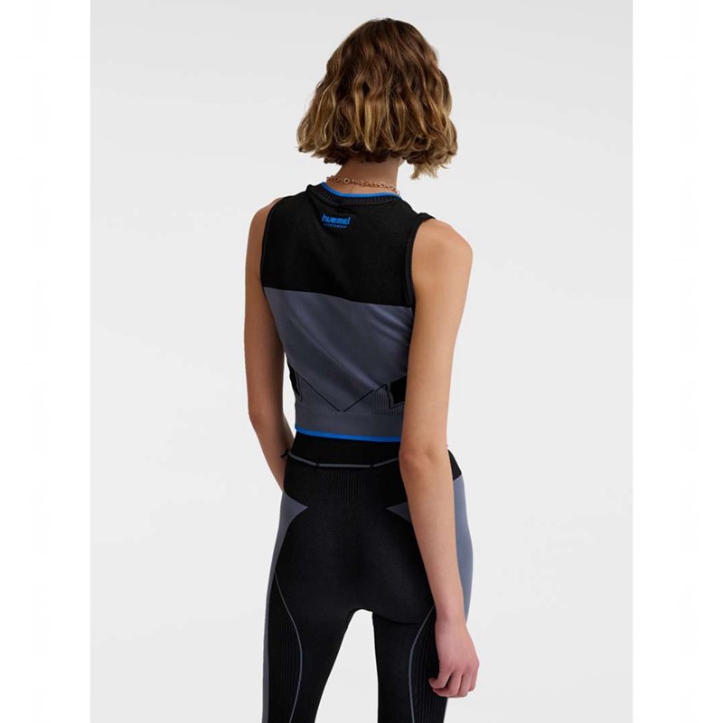 Debardeur Hummel Seamless Femme Grise | 459413-690