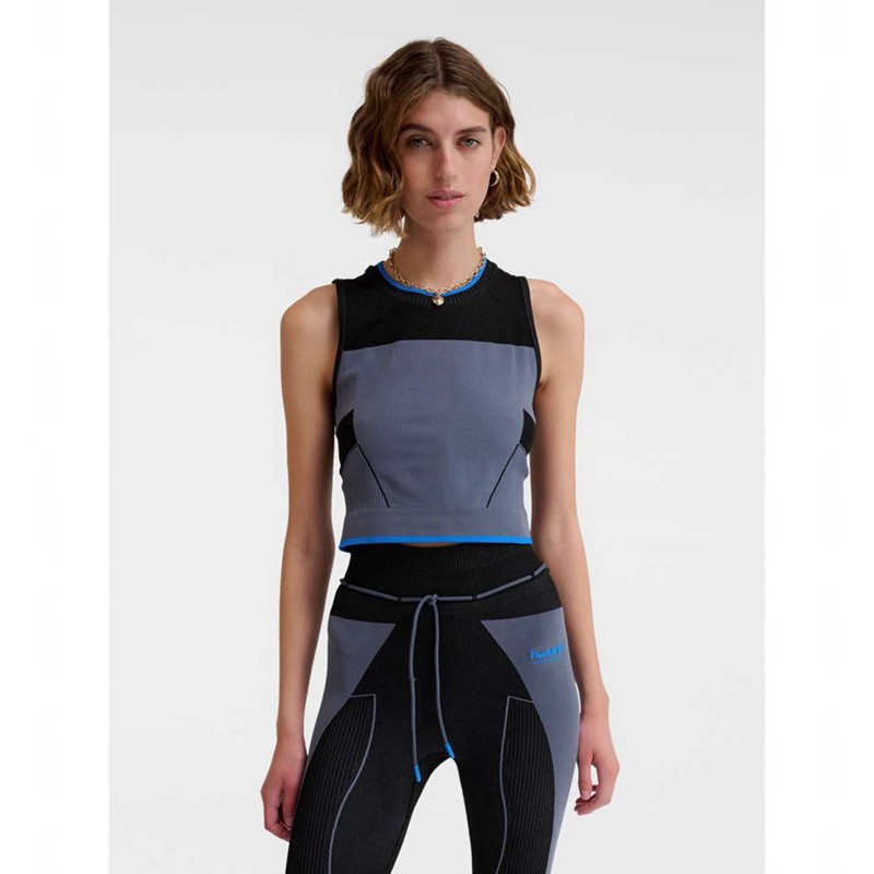 Debardeur Hummel Seamless Femme Grise | 459413-690