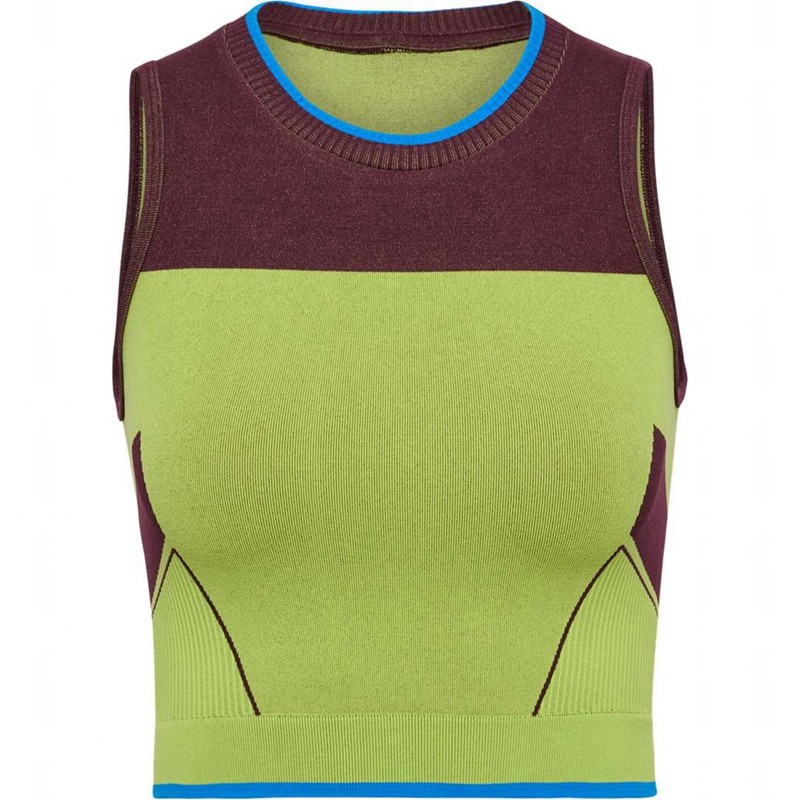 Debardeur Hummel Seamless Femme Vert | 352108-628