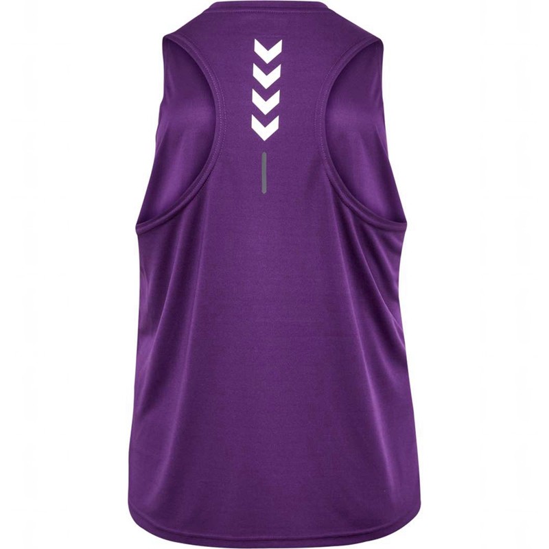 Debardeur Hummel Te Curvy Plus Femme Violette | 695669-136