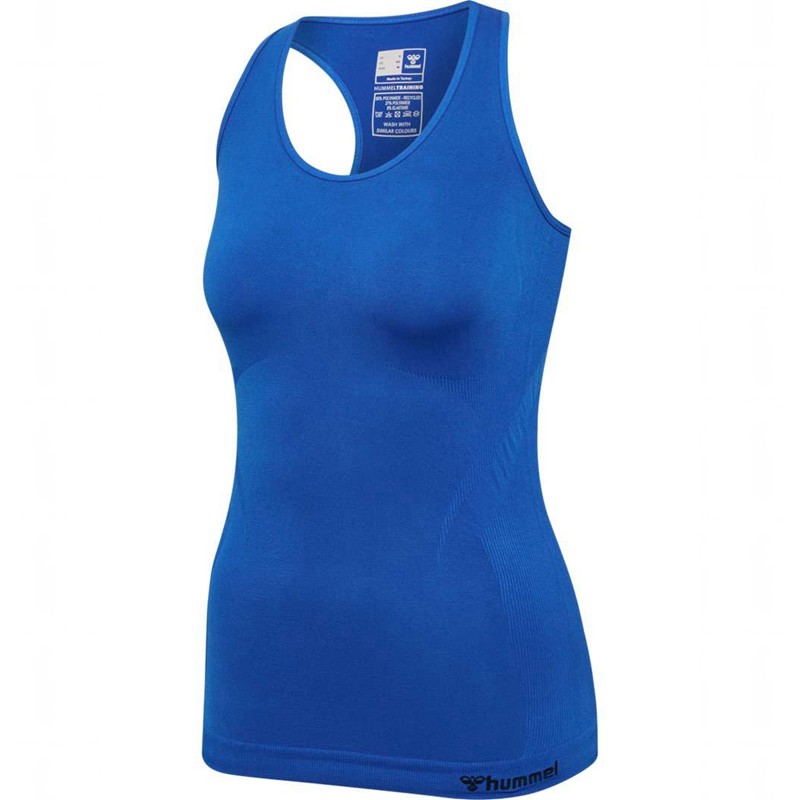 Debardeur Hummel Tif Seamless Femme Bleu | 246919-482