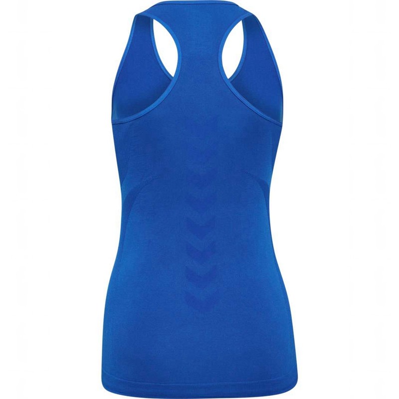 Debardeur Hummel Tif Seamless Femme Bleu | 246919-482