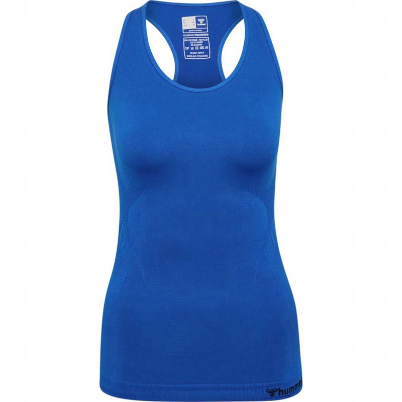 Debardeur Hummel Tif Seamless Femme Bleu | 246919-482