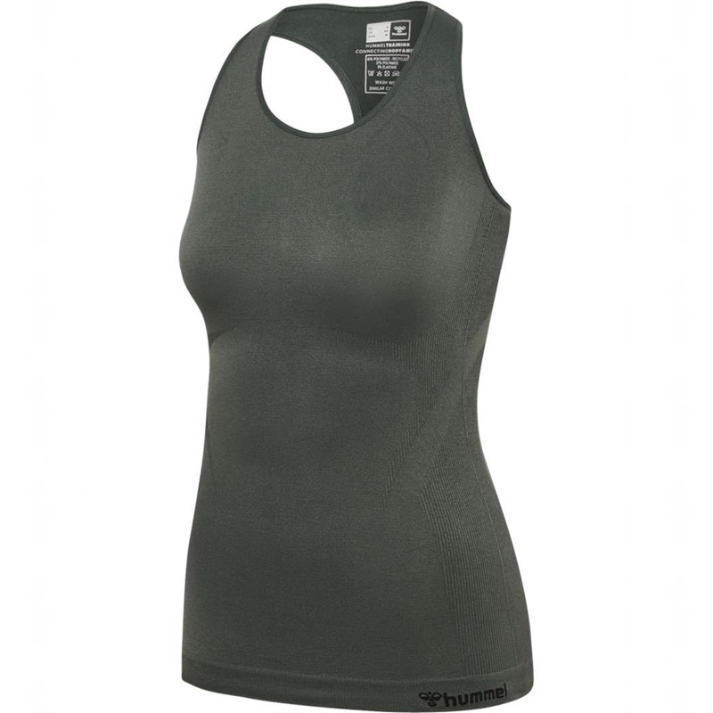Debardeur Hummel Tif Seamless Femme Vert | 543959-320