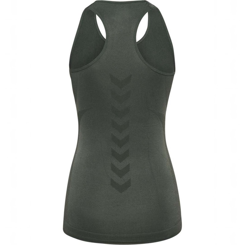 Debardeur Hummel Tif Seamless Femme Vert | 543959-320