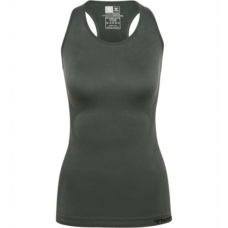 Debardeur Hummel Tif Seamless Femme Vert | 543959-320
