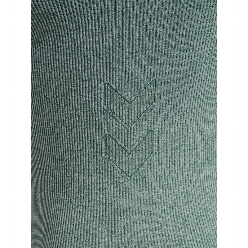 Debardeur Hummel Yoga Seamless Rib Femme Grise | 199277-859