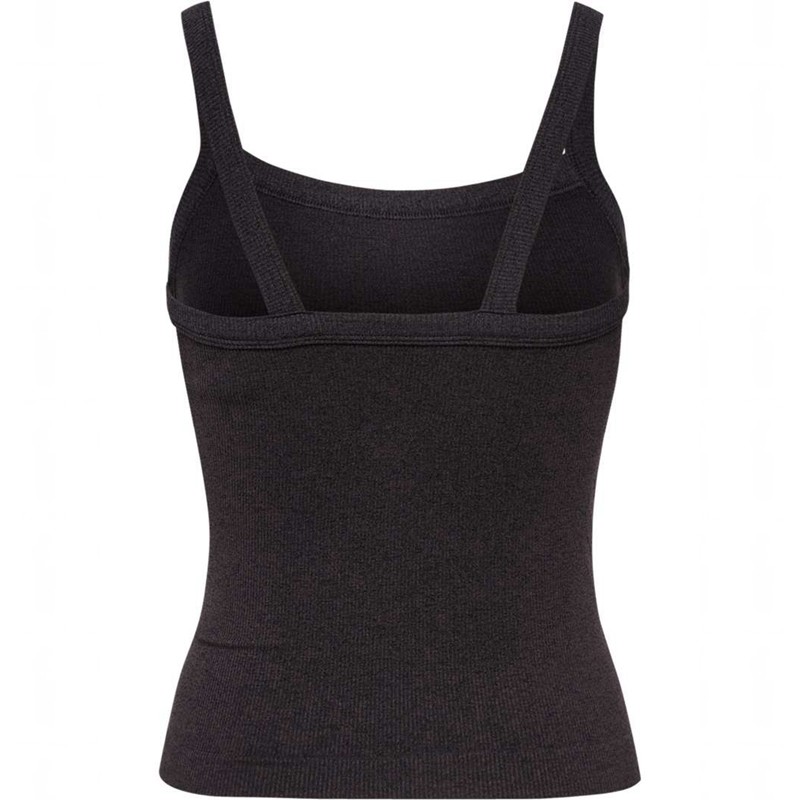 Debardeur Hummel Yoga Seamless Rib Femme Noir | 250601-449