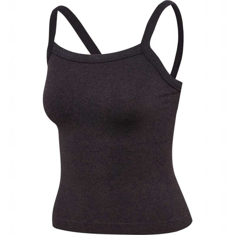 Debardeur Hummel Yoga Seamless Rib Femme Noir | 250601-449