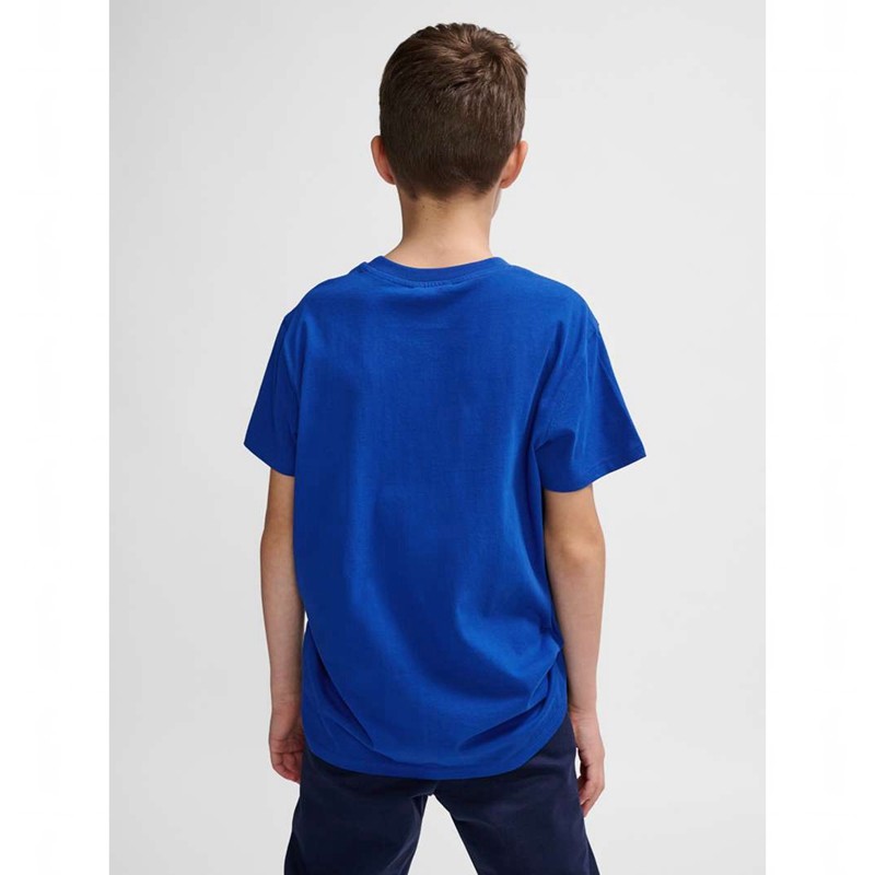 Ensembles Hummel Go 2.0 Logo S/S Enfant Bleu | 796709-532