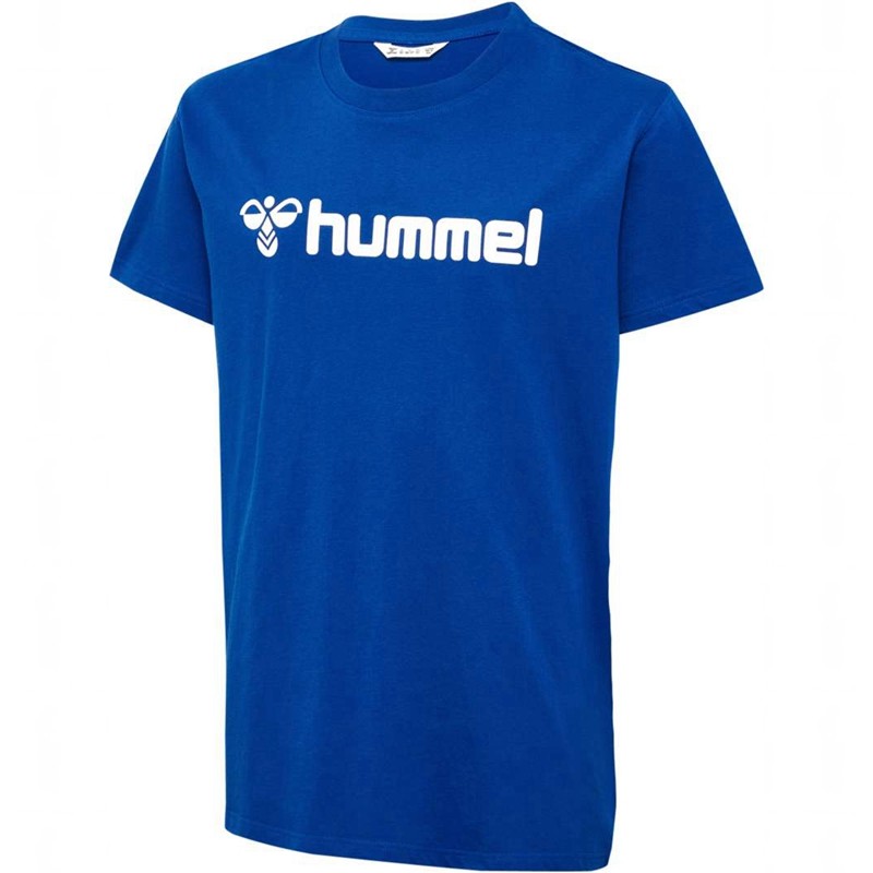 Ensembles Hummel Go 2.0 Logo S/S Enfant Bleu | 796709-532