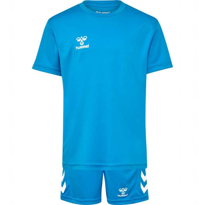 Ensembles Hummel Logo Enfant Bleu | 856310-818