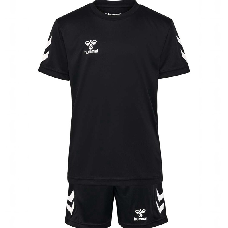 Ensembles Hummel Logo Enfant Noir | 086983-465