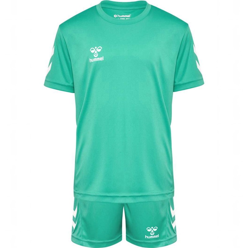 Ensembles Hummel Logo Enfant Vert | 175329-760