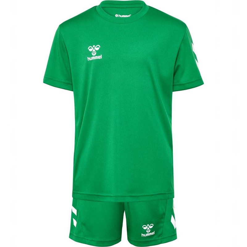 Ensembles Hummel Logo Enfant Vert | 768762-344