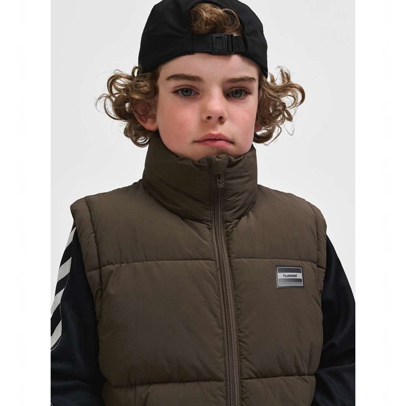 Gilet Hummel Crisp Tex Enfant Marron | 522960-079