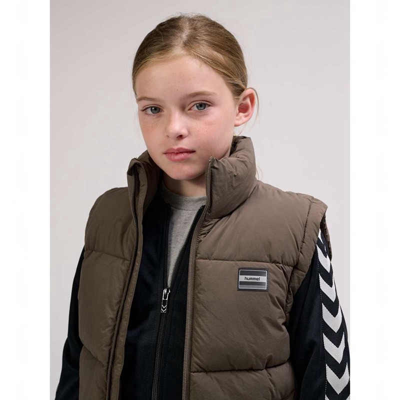 Gilet Hummel Crisp Tex Enfant Marron | 522960-079