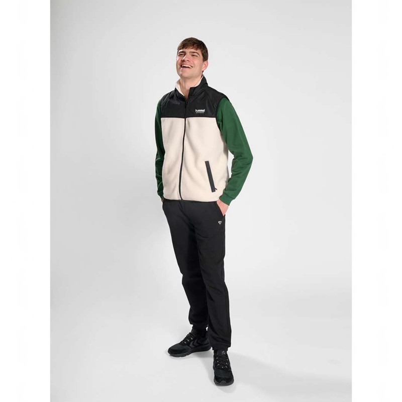 Gilet Hummel Lgc Theo Fleece Homme Blanche | 129364-392