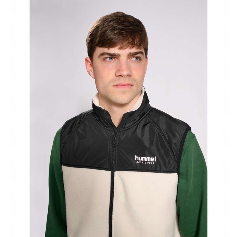 Gilet Hummel Lgc Theo Fleece Homme Blanche | 129364-392