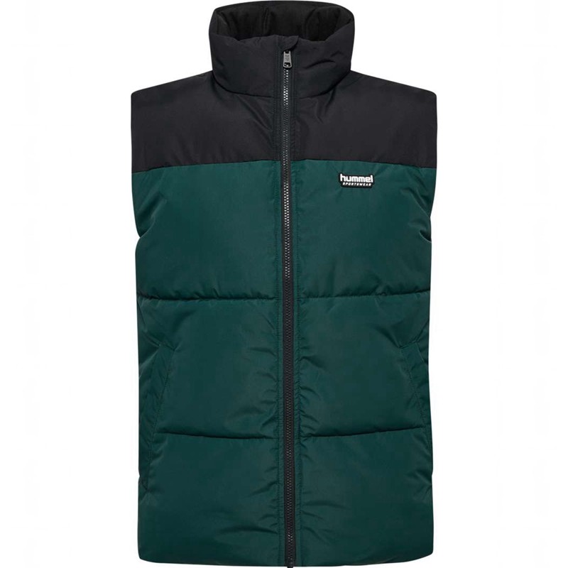 Gilet Hummel Puff Vest Sportswear Homme Vert | 396639-824