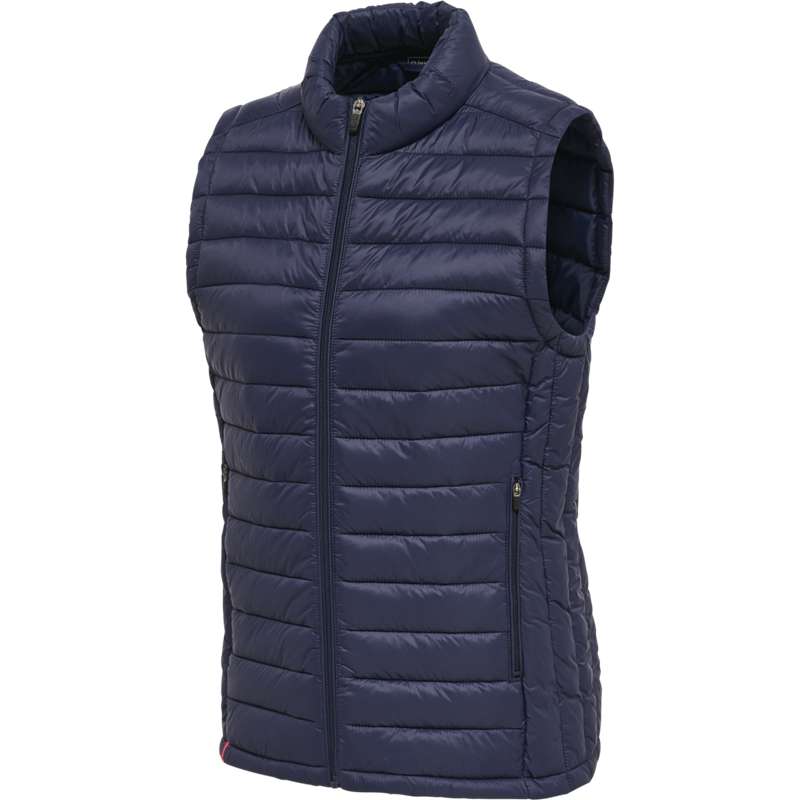 Gilet Hummel Red Quilted Femme Bleu Marine | 194649-573