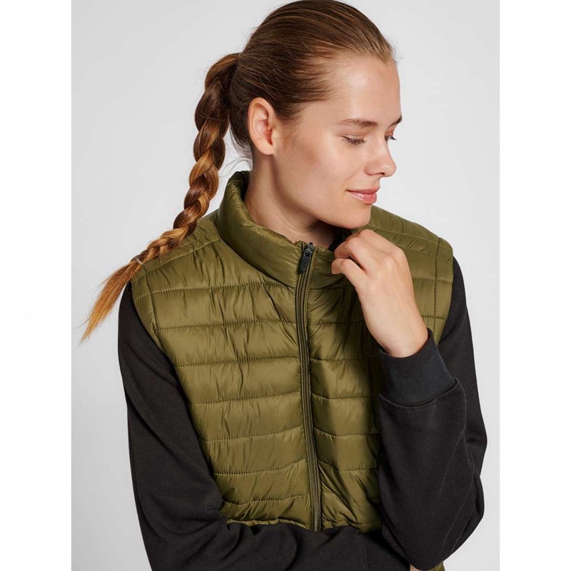 Gilet Hummel Red Quilted Femme Vert Olive | 422702-123