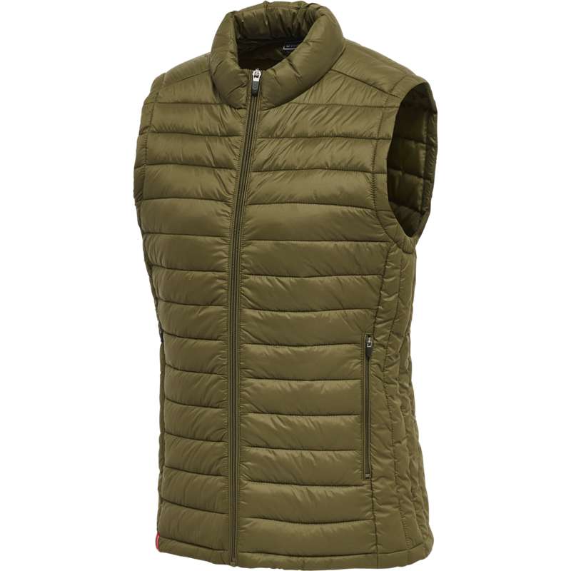Gilet Hummel Red Quilted Femme Vert Olive | 422702-123