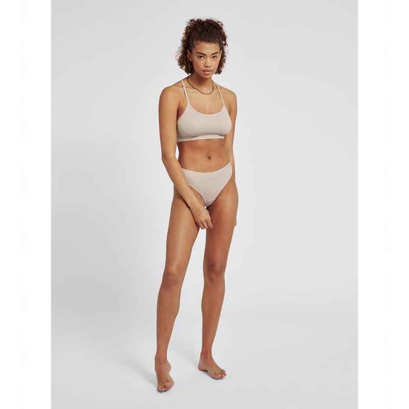 Lanières Hummel Juno Seamless Femme Beige | 019069-678