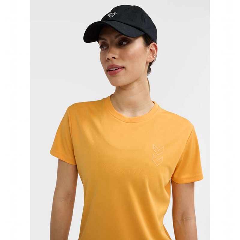Maillot Hummel Active Pl S/S Femme Orange | 801579-614