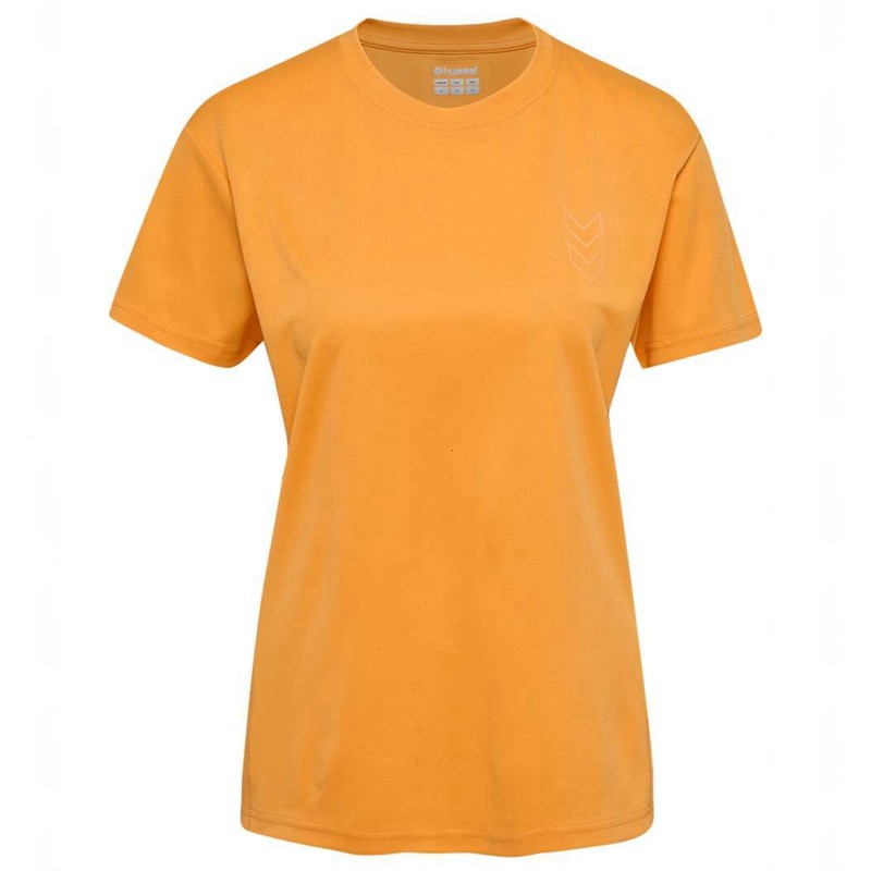 Maillot Hummel Active Pl S/S Femme Orange | 801579-614