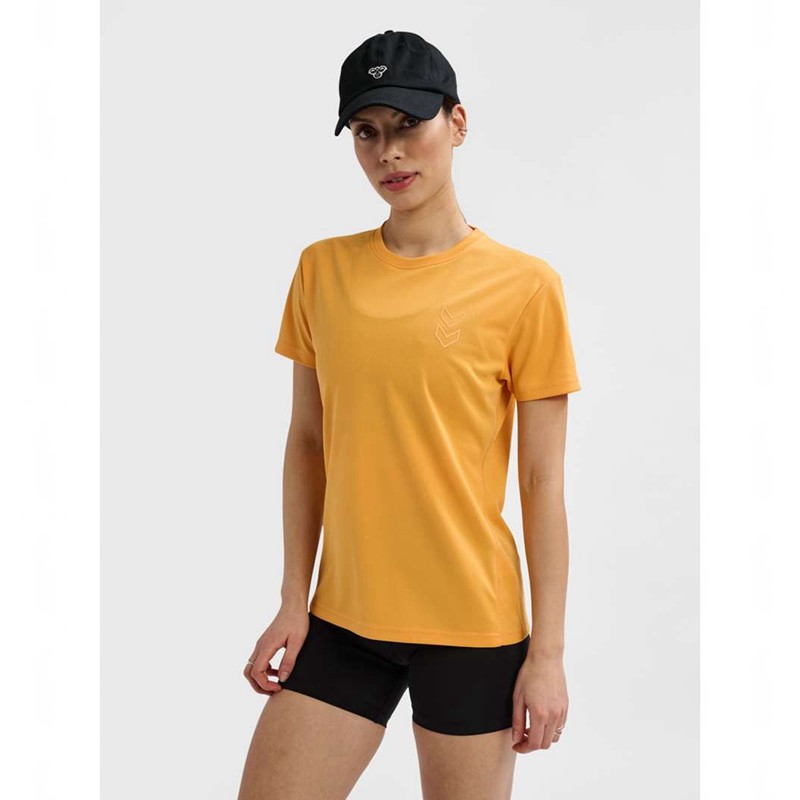 Maillot Hummel Active Pl S/S Femme Orange | 801579-614