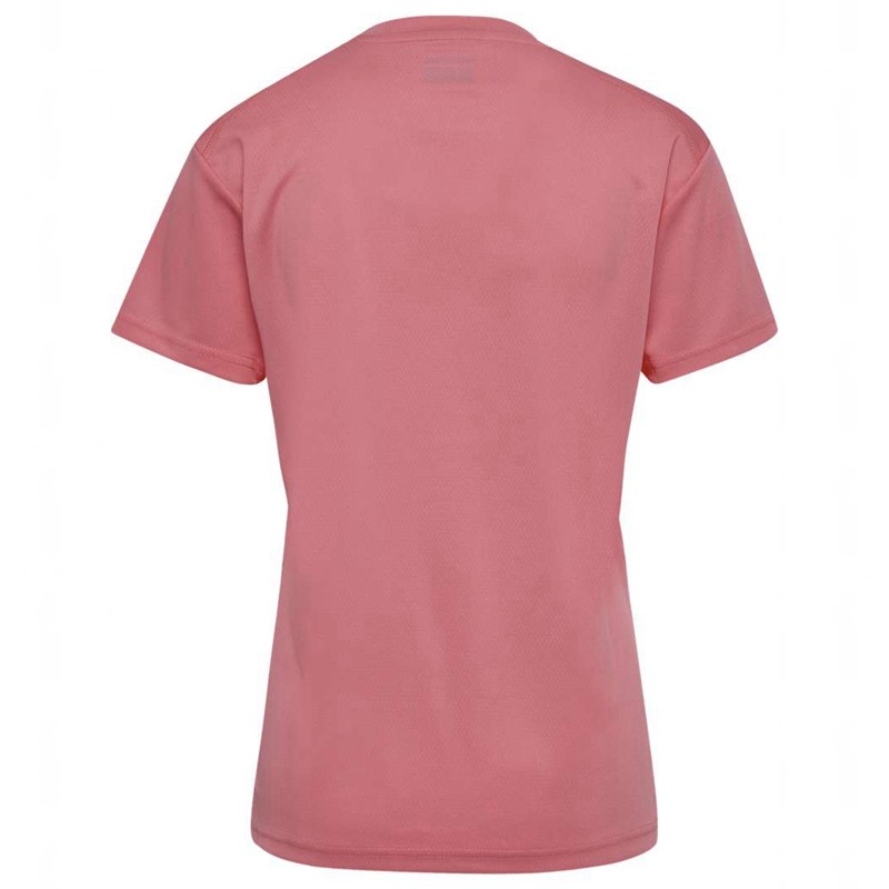 Maillot Hummel Active Pl S/S Femme Rose | 771699-889