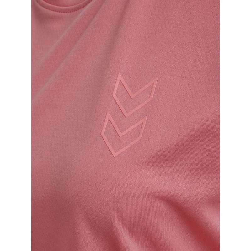 Maillot Hummel Active Pl S/S Femme Rose | 771699-889
