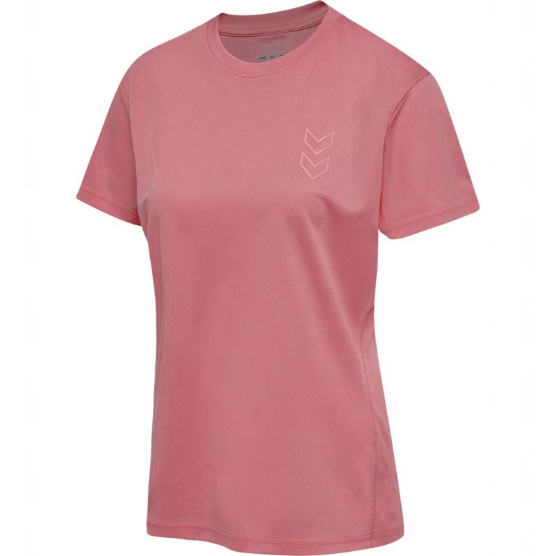Maillot Hummel Active Pl S/S Femme Rose | 771699-889