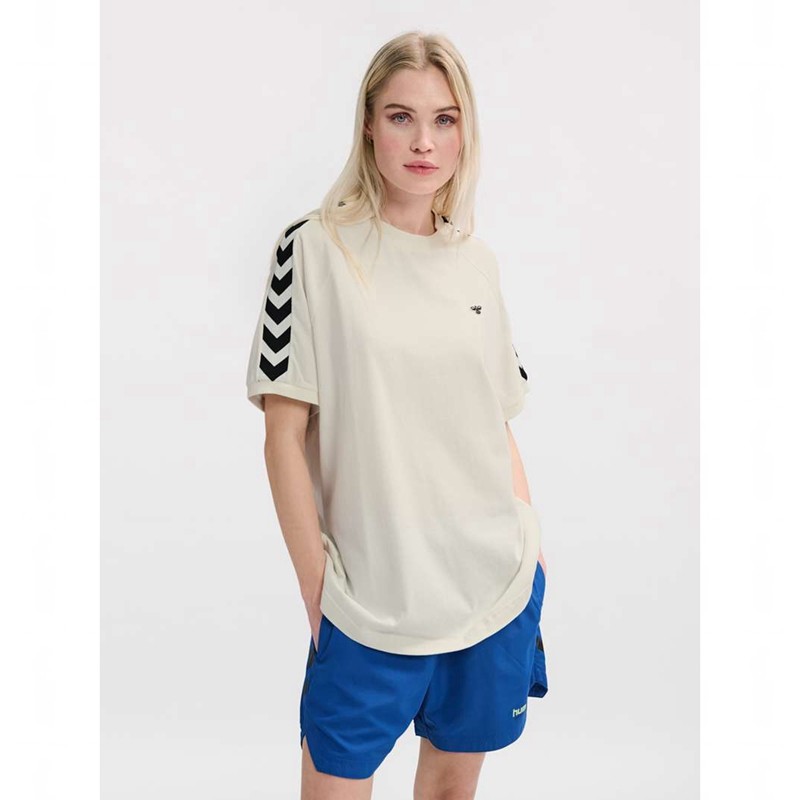 Maillot Hummel Archive Loose S/S Femme Blanche | 699275-974