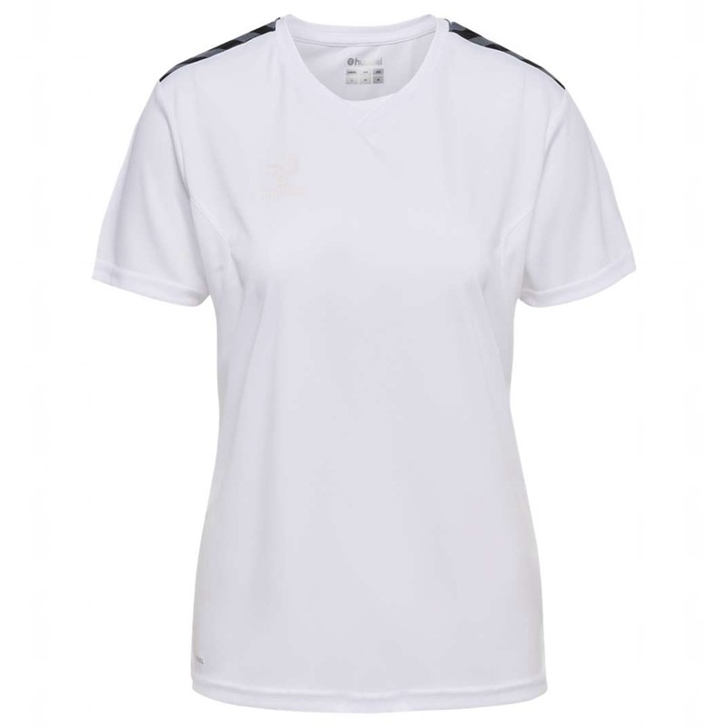 Maillot Hummel Authentic Pl S/S Femme Blanche | 727299-129