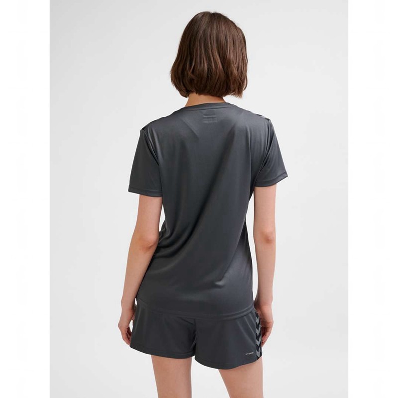 Maillot Hummel Authentic Pl S/S Femme Noir | 141118-744