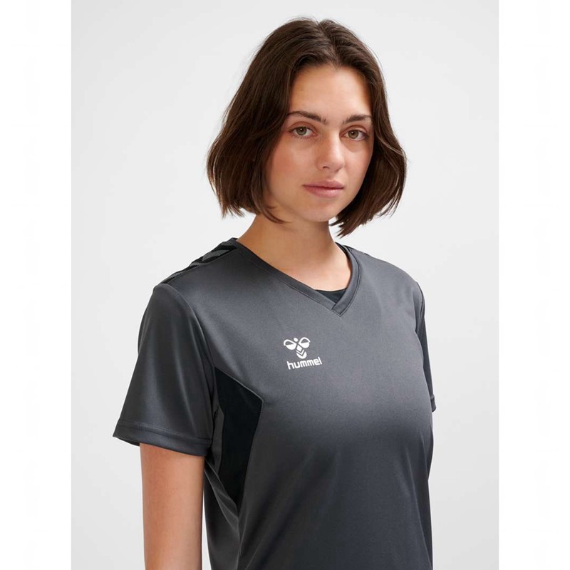 Maillot Hummel Authentic Pl S/S Femme Noir | 141118-744
